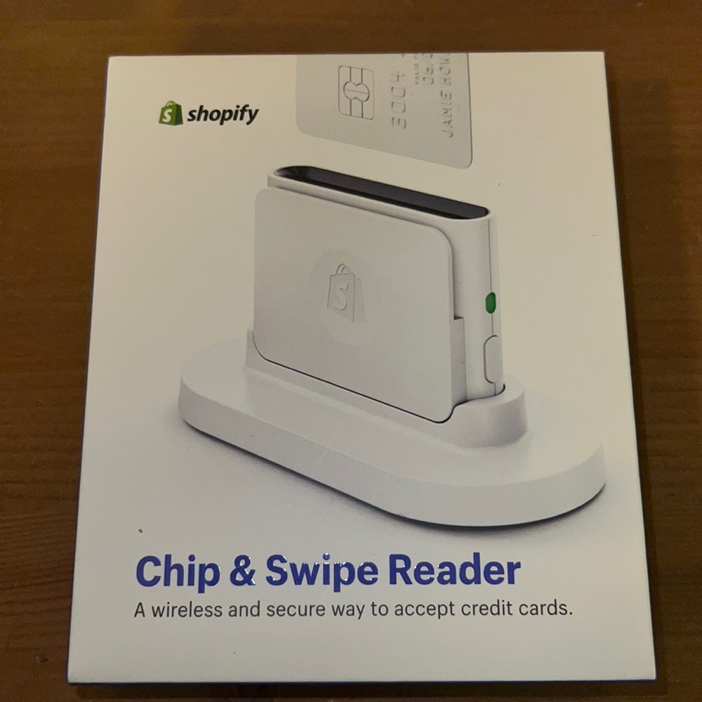 Shopify Chip & Swipe Reader New In Box